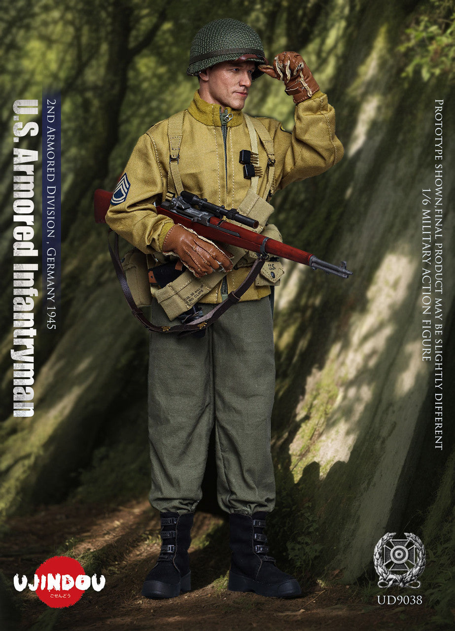 Preventa Figura WWII U.S. Armored Infantryman marca  Ujindou UD9038 escala 1/6