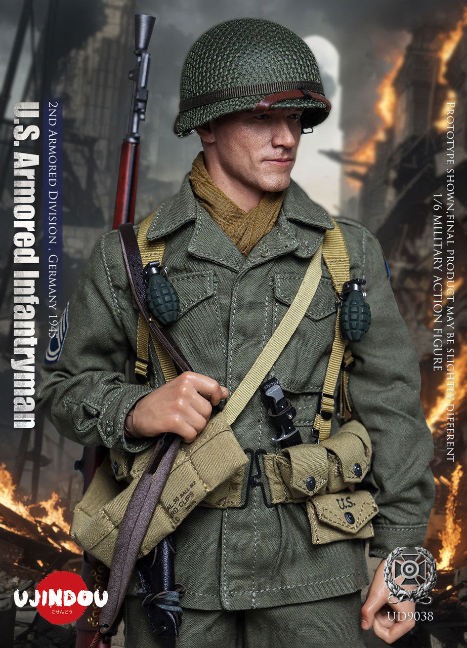 Preventa Figura WWII U.S. Armored Infantryman marca  Ujindou UD9038 escala 1/6