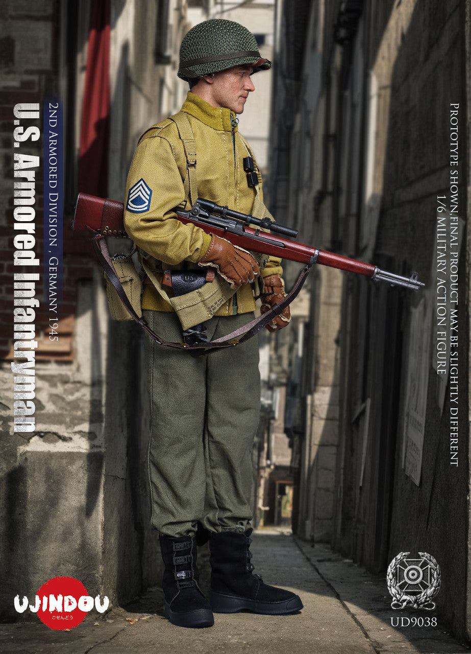 Preventa Figura WWII U.S. Armored Infantryman marca  Ujindou UD9038 escala 1/6