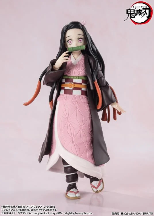 Pedido Figura Nezuko Kamado - Demon Slayer: Kimetsu no Yaiba - S.H.Figuarts marca Bandai Spirits escala pequeña 1/12