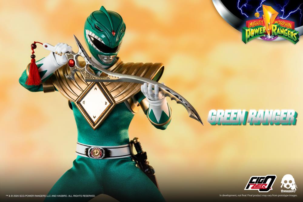 Pedido Figura Green Ranger - Mighty Morphin Power Rangers - FigZero marca Threezero 3Z0200 escala 1/6