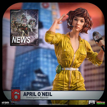 Pedido Estatua April O'Neil - TMNT - Battle Diorama Series (BDS) marca Iron Studios escala de arte 1/10