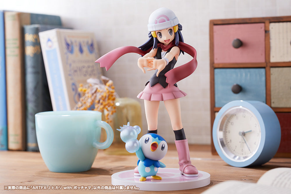 Preventa Estatua Dawn with Piplup - Pokemon - ArtFX J marca Kotobukiya escala 1/8