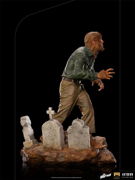 Pedido Estatua The Wolf Man DELUXE - Universal Monsters - marca Iron Studios escala de arte 1/10