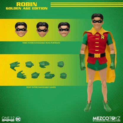 Segundo pago Figura Robin (Golden Age Edition) - One:12 Collective marca Mezco Toyz 76157 escala pequeña 1/12