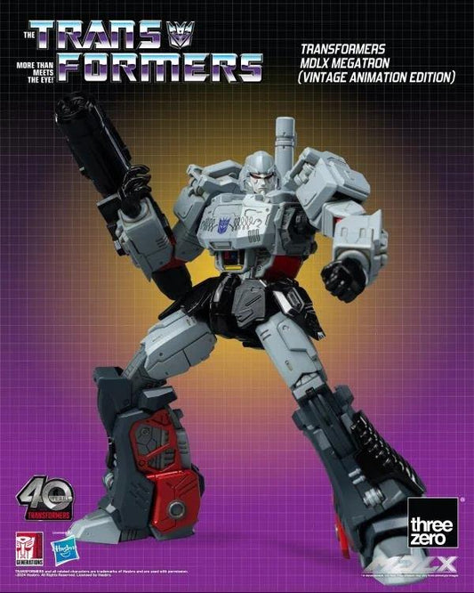 Pedido Figura MDLX Megatron (Vintage Animation) Exclusive 40th Aniversary - Transformers marca Threezero 3Z0694 (18 cm)