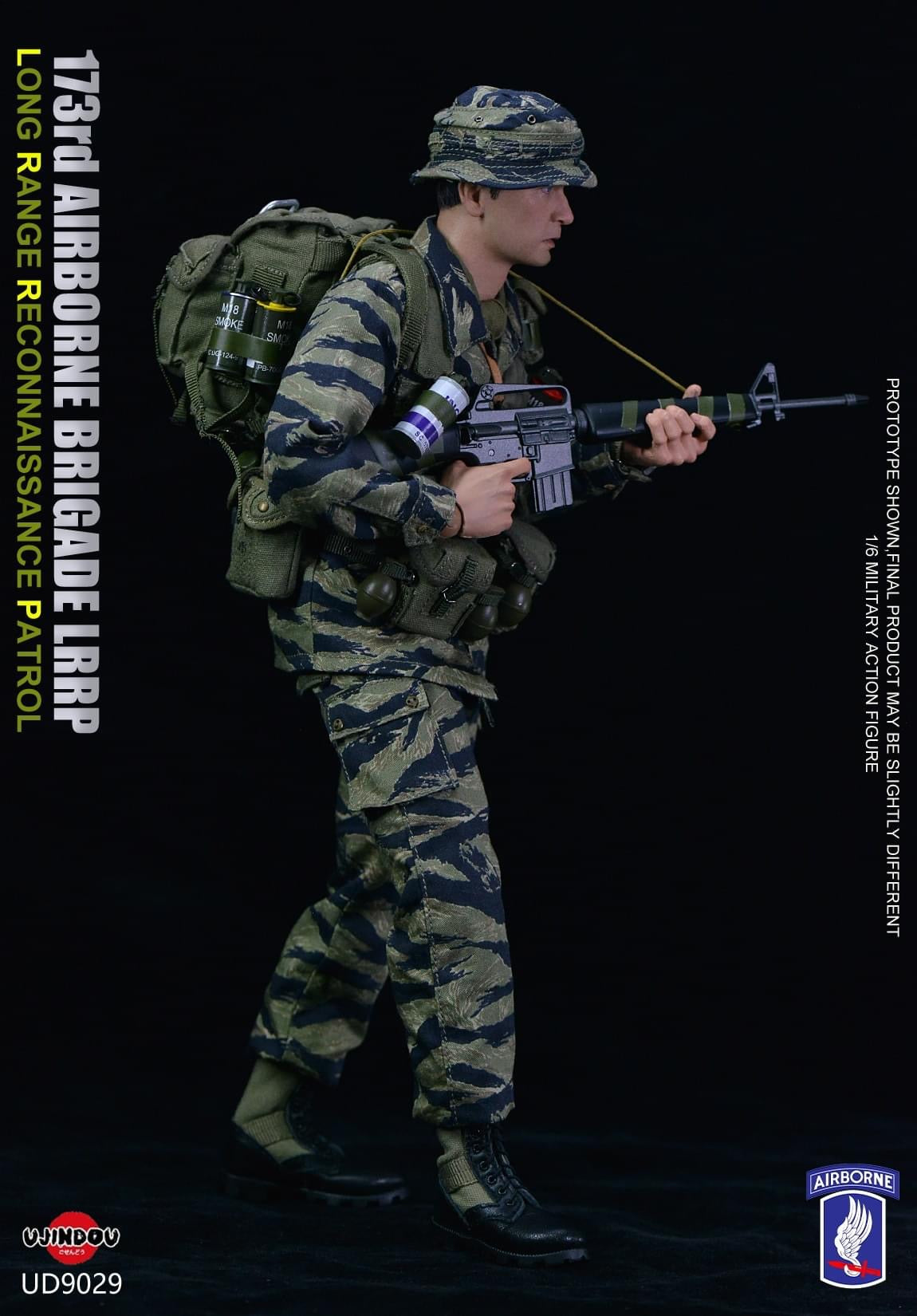 Pedido Figura US Army Airborne Brigade LRRP en Vietnam marca Ujindou UD9029 escala 1/6