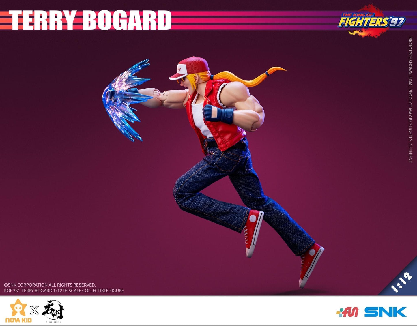 Pedido Figura Terry Bogard - The King of Fighters '97 marca Tunshi Studio SNK TS-XZZ-005 escala pequeña 1/12