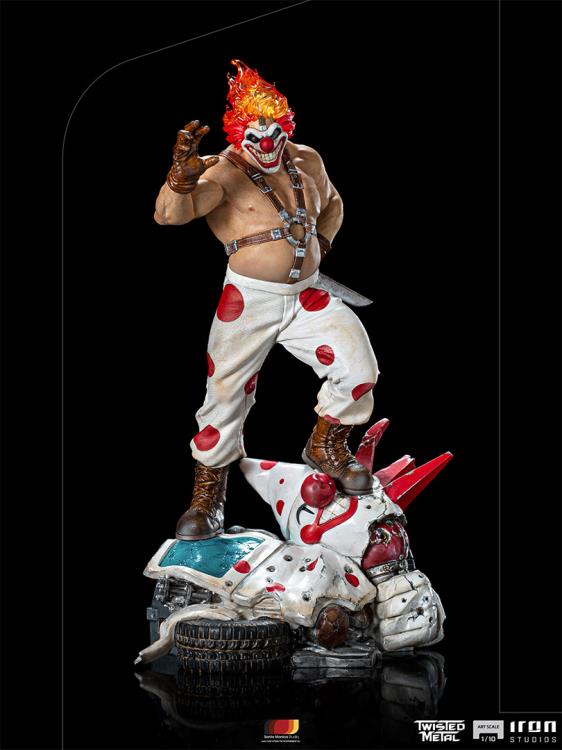 Pedido Estatua Sweet Tooth - Twisted Metal marca Iron Studios escala de arte 1/10