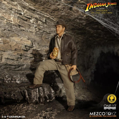 Preventa Figura Indiana Jones (Exclusive Edition) - Raiders of the Lost Ark - One:12 Collective marca Mezco Toyz 77650 escala pequeña 1/12