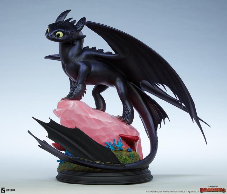 Pedido Estatua Toothless - Cómo Entrenar a tu Dragón: El Mundo Oculto marca Sideshow Collectibles (30.48 cm)