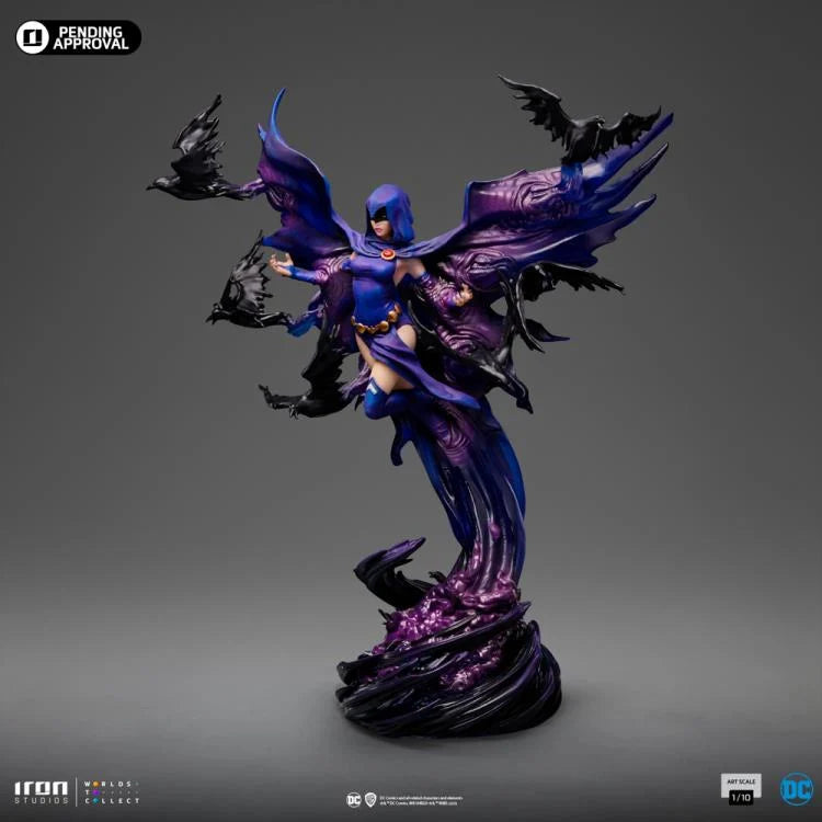 Preventa Estatua Raven - Titans DC Comics marca Iron Studios escala de arte 1/10