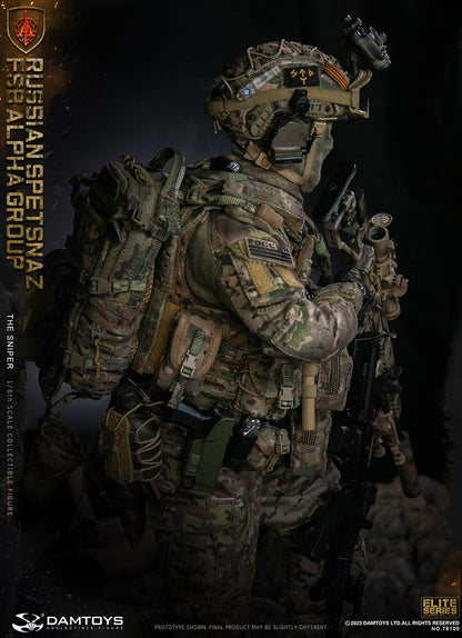 Preventa Figura The Sniper - Russian Spetsnaz FSB Alpha Group marca Damtoys 78100 escala 1/6