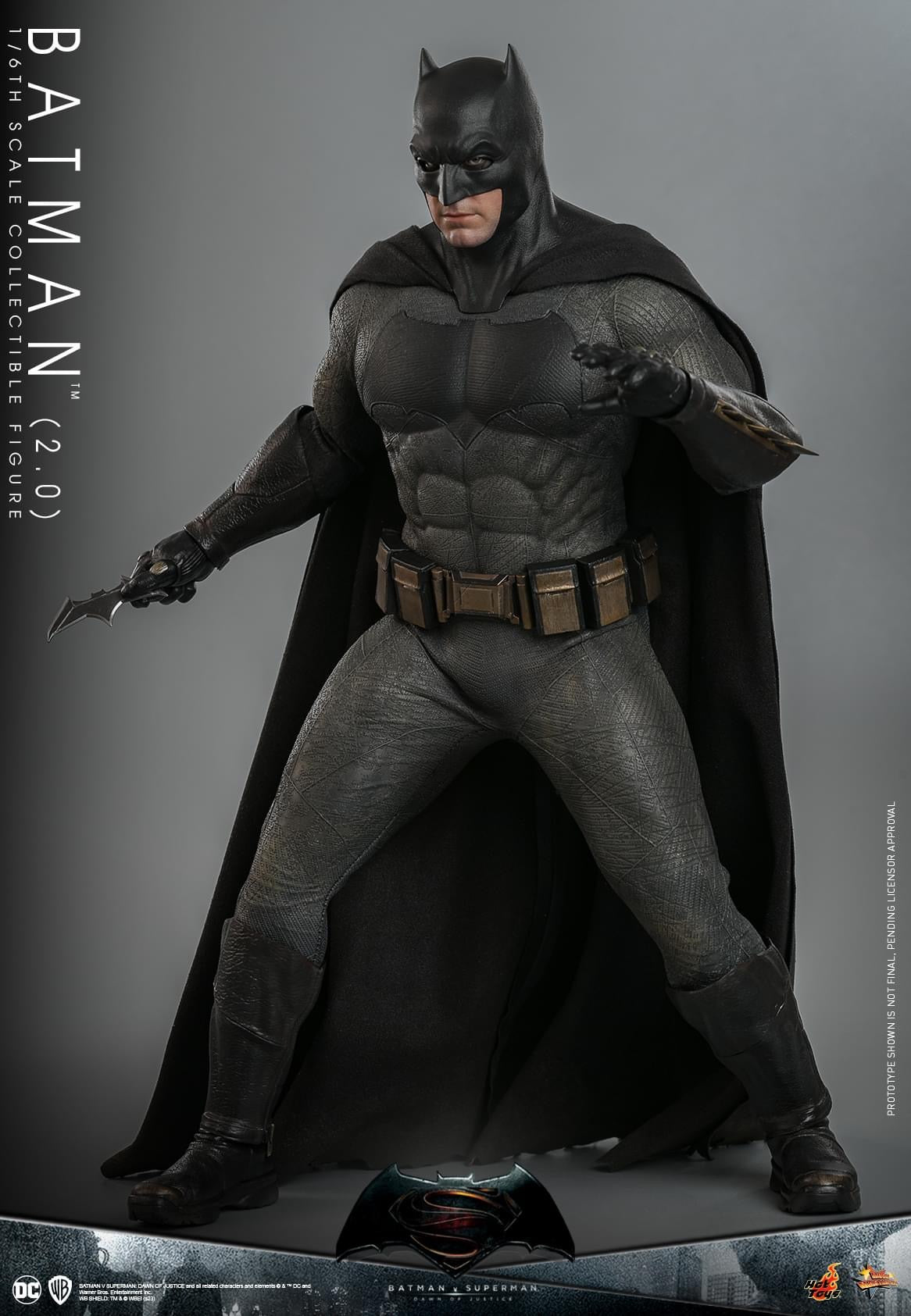 Preventa Figura Batman (2.0) - Batman v Superman: Dawn of Justice™ marca Hot Toys MMS731 escala 1/6