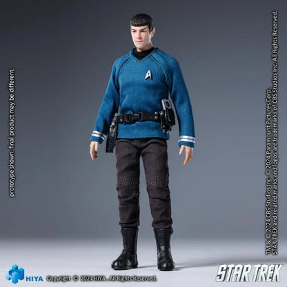 Preventa Figura Spock (Exclusiva PX Previews) - Star Trek (2009) - Exquisite Super Series marca HIYA ESS0266 escala pequeña 1/12