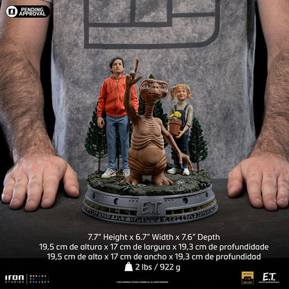 Preventa Estatua E.T., Elliot, y Gertie DELUXE - E.T. the Extra-Terrestrial - Limited Edition marca Iron Studios escala de arte 1/10