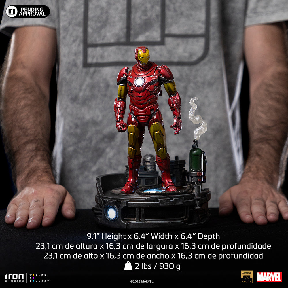 Preventa Estatua Iron Man (Deluxe) - Iron Man Unleashed - Limited Edition marca Iron Studios escala de arte 1/10