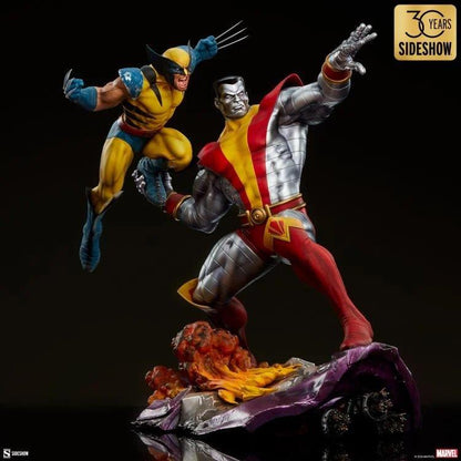 Preventa Estatua Marvel Colossus & Wolverine (Fastball Special) - Premium Format marca Sideshow Collectibles (61 cm)