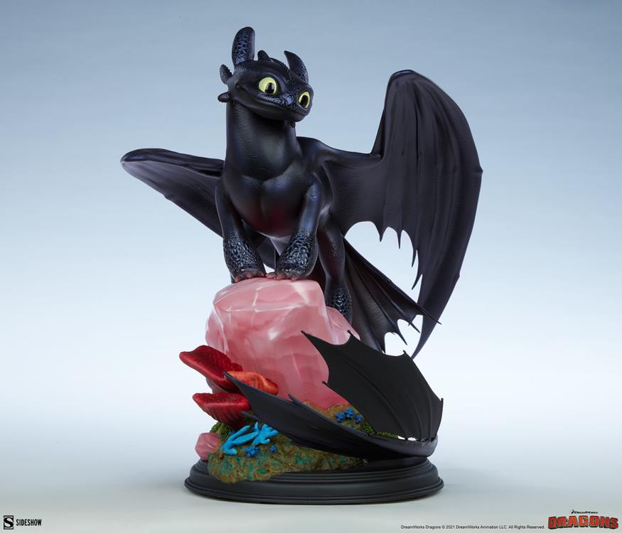 Pedido Estatua Toothless - Cómo Entrenar a tu Dragón: El Mundo Oculto marca Sideshow Collectibles (30.48 cm)