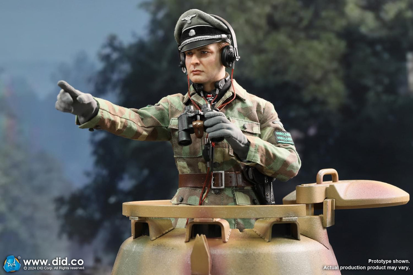 Pedido Figura WWII German Panzer Commander Max Wunsche marca DID D80176 escala 1/6