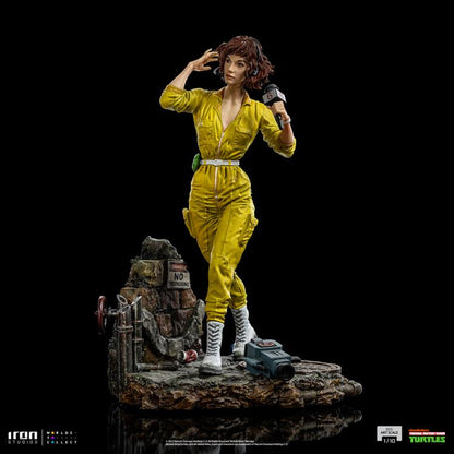 Pedido Estatua April O'Neil - TMNT - Battle Diorama Series (BDS) marca Iron Studios escala de arte 1/10