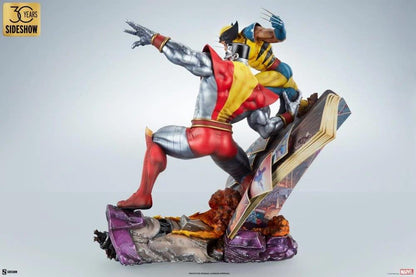 Preventa Estatua Marvel Colossus & Wolverine (Fastball Special) marca Sideshow Collectibles (45.72 cm)