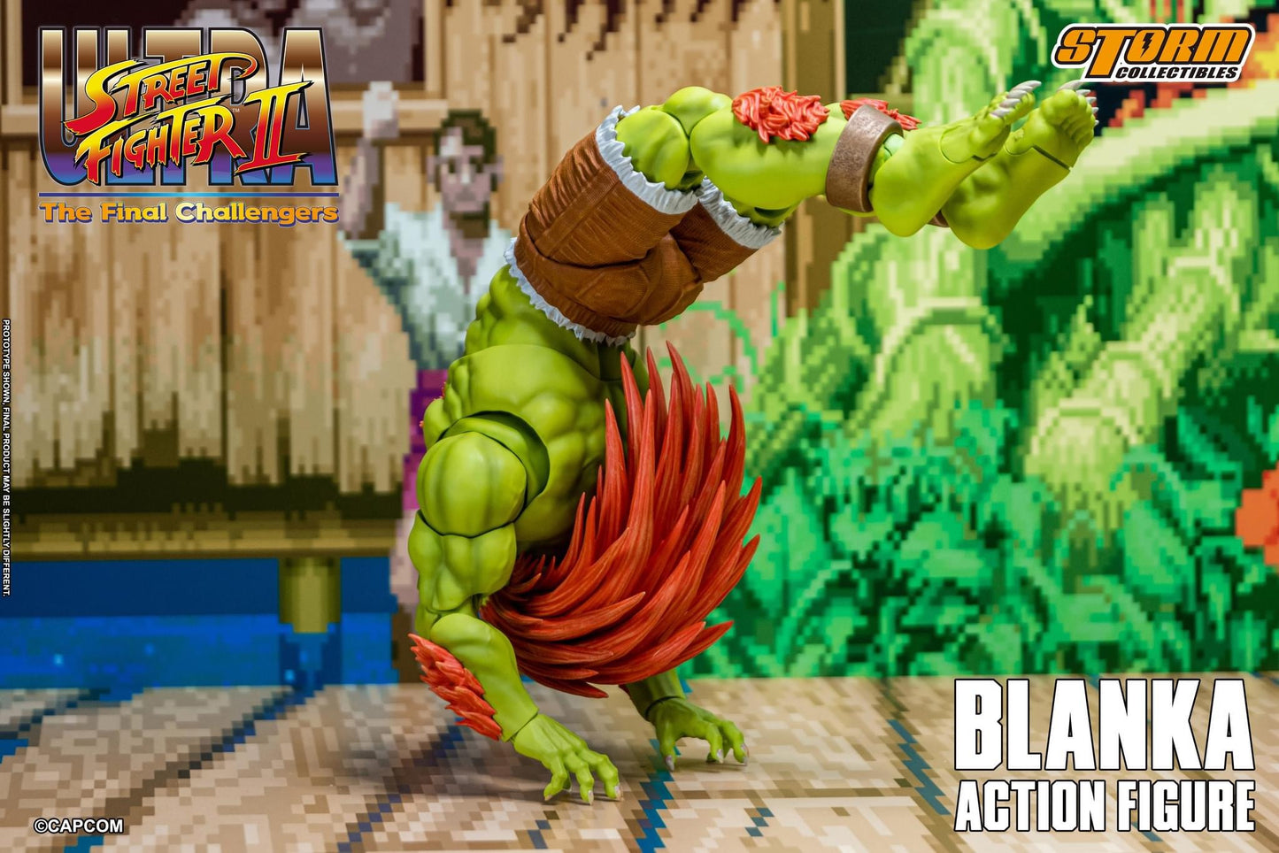 Preventa Figura Blanka - Ultra Street Fighter II: The Final Challengers marca Storm Collectibles CPSF25 escala pequeña 1/12