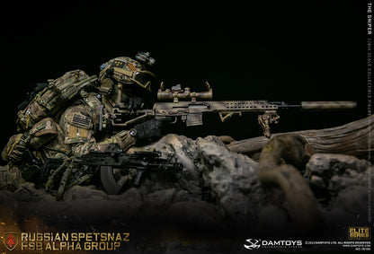 Preventa Figura The Sniper - Russian Spetsnaz FSB Alpha Group marca Damtoys 78100 escala 1/6