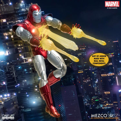 Pedido Figura Iron Man (Silver Centurion) - Marvel Comics One:12 Collective marca Mezco Toyz 76492 escala pequeña 1/12