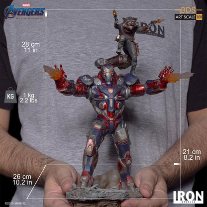 Pedido Estatua Iron Patriot & Rocket - Avengers: Endgame - Battle Diorama Series (BDS) marca Iron Studios escala de arte 1/10