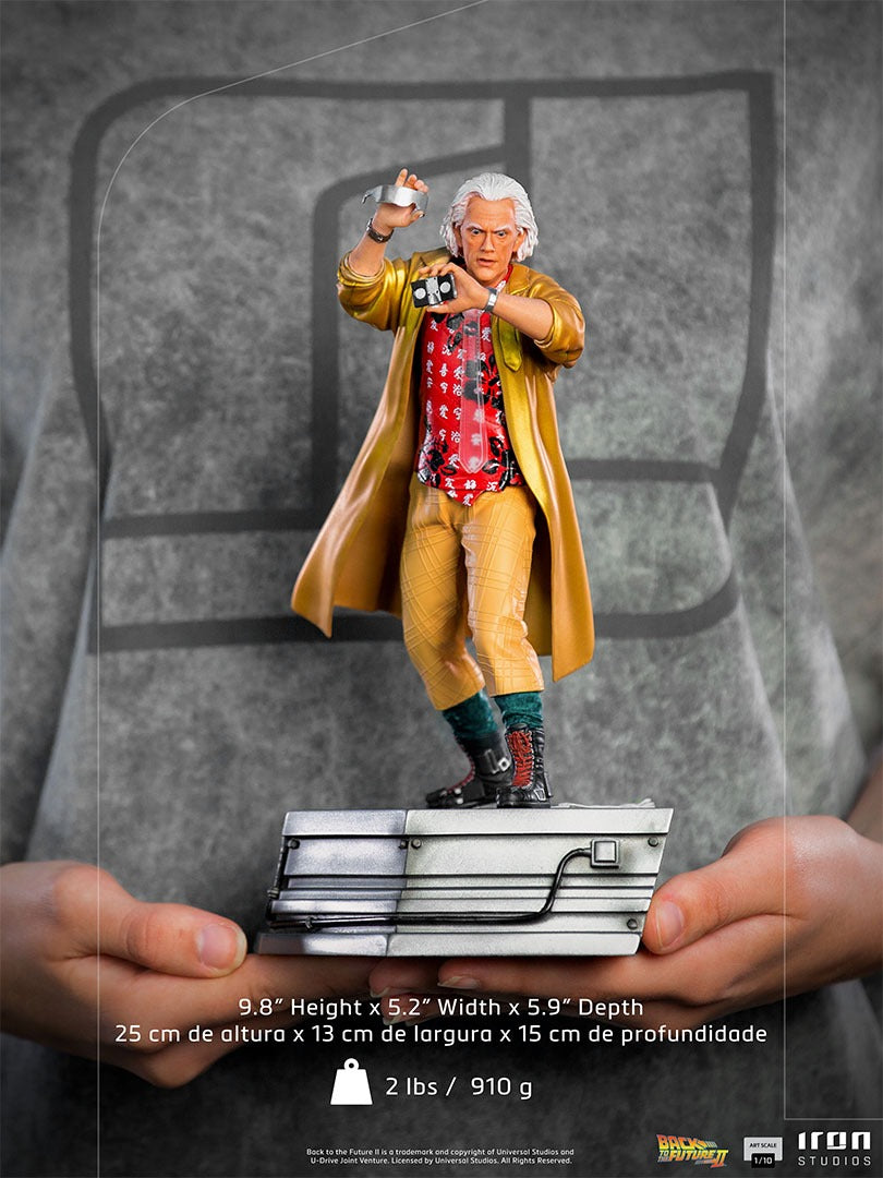 Pedido Estatua Doc Brown - Back to the Future Part II - Limited Edition marca Iron Studios escala de arte 1/10