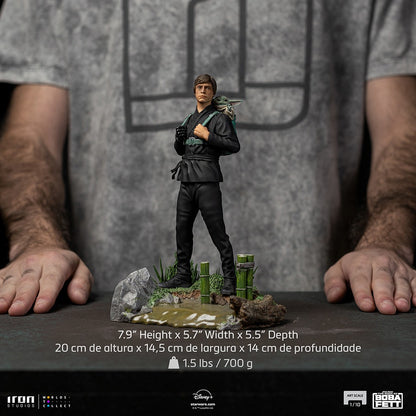 Preventa Estatua Luke Skywalker y Grogu - The Book of Boba Fett - Limited Edition marca Iron Studios escala de arte 1/10