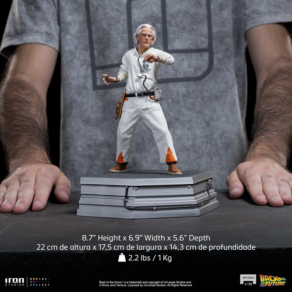 Preventa Estatua Doc Brown - Back to the Future - Limited Edition marca Iron Studios escala de arte 1/10