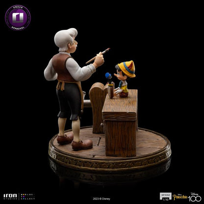 Preventa Estatua Geppetto & Pinocchio - Disney 100th anniversary - Limited Edition marca Iron Studios escala de arte 1/10