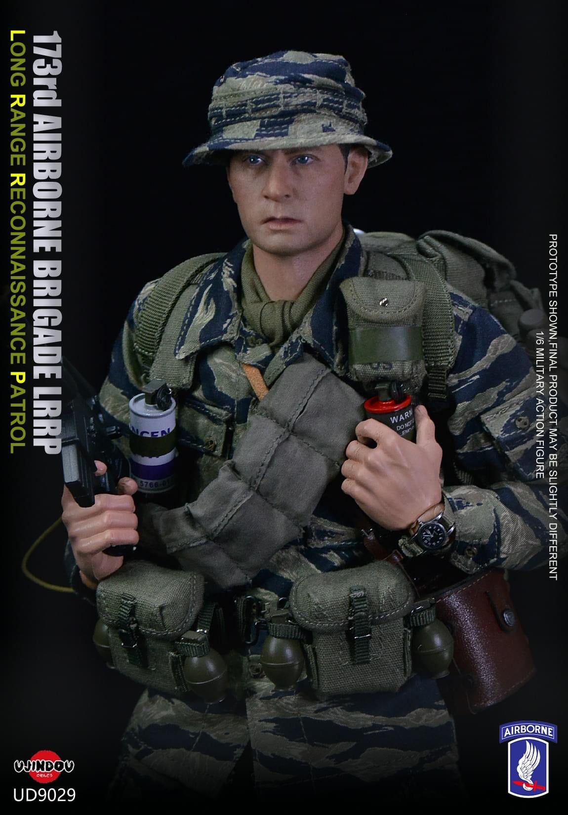 Pedido Figura US Army Airborne Brigade LRRP en Vietnam marca Ujindou UD9029 escala 1/6