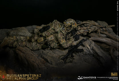 Preventa Figura The Sniper - Russian Spetsnaz FSB Alpha Group marca Damtoys 78100 escala 1/6