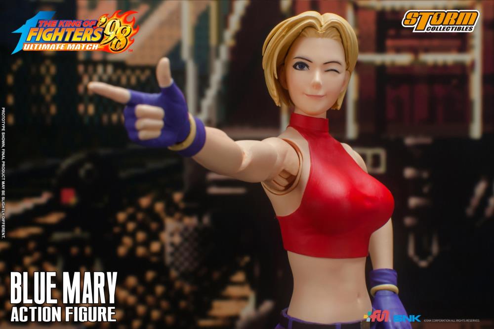 Pedido Figura Blue Mary - The King of Fighters '98 marca Storm Collectibles escala pequeña 1/12