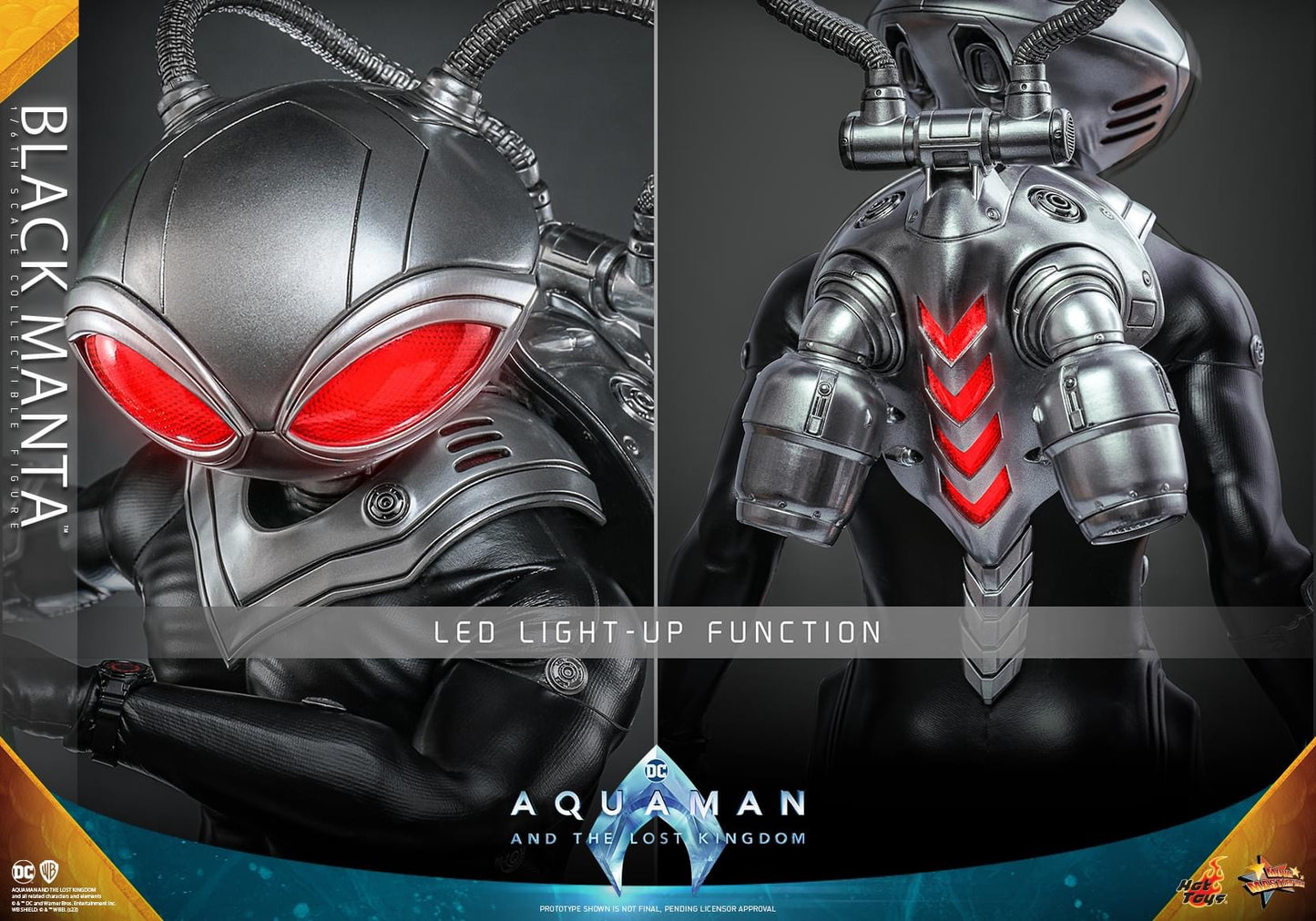 Preventa Figura BLACK MANTA ™ - Aquaman 2 marca Hot Toys MMS739 escala 1/6