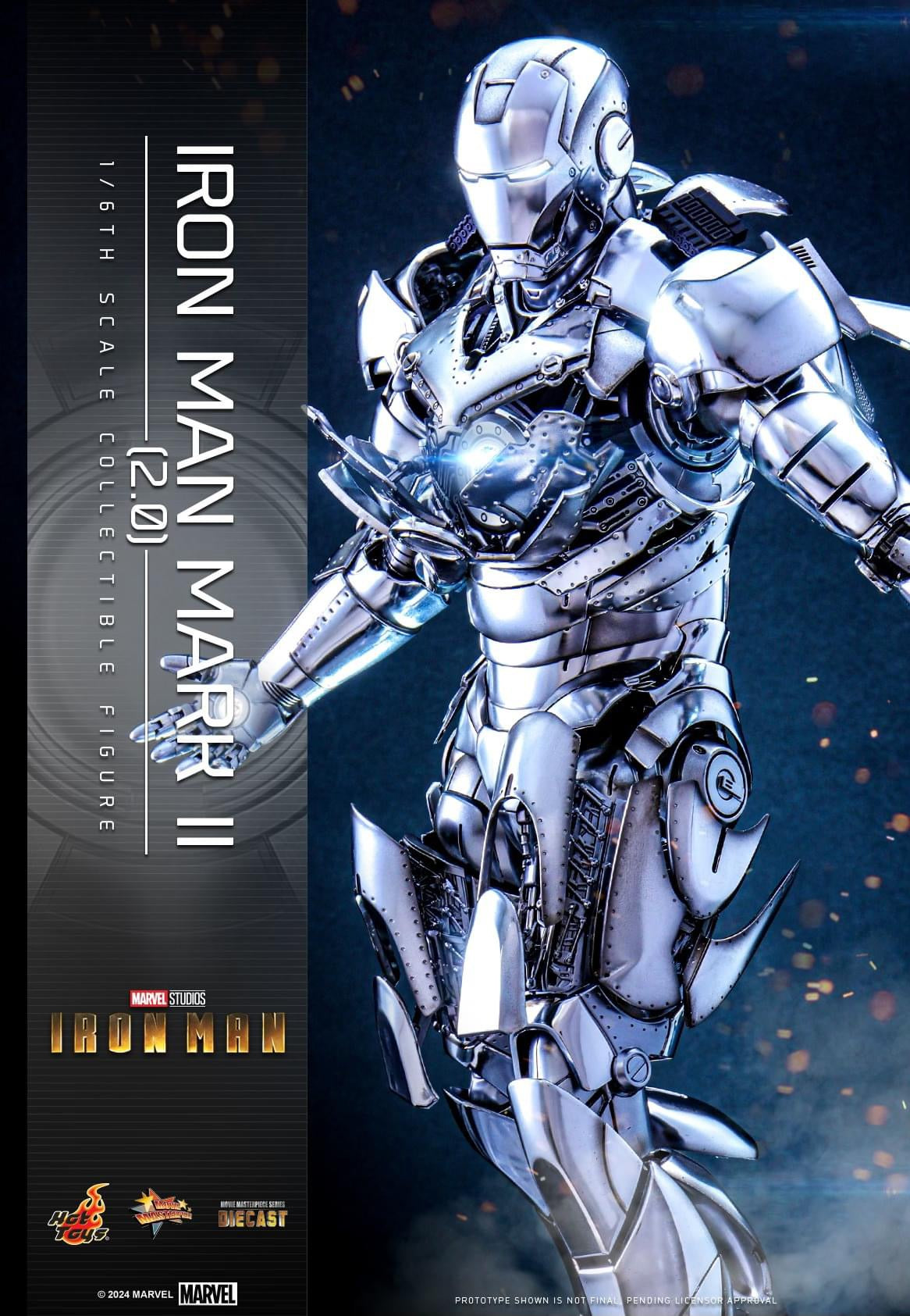 Preventa Figura Hot Toys Iron Man Mark II (2.0) marca Hot Toys MMS733D59 escala 1/6