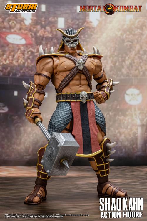 Pedido Figura Shao Kahn con Trono (Deluxe Edition) - Mortal Kombat marca Storm Collectibles escala 1/12