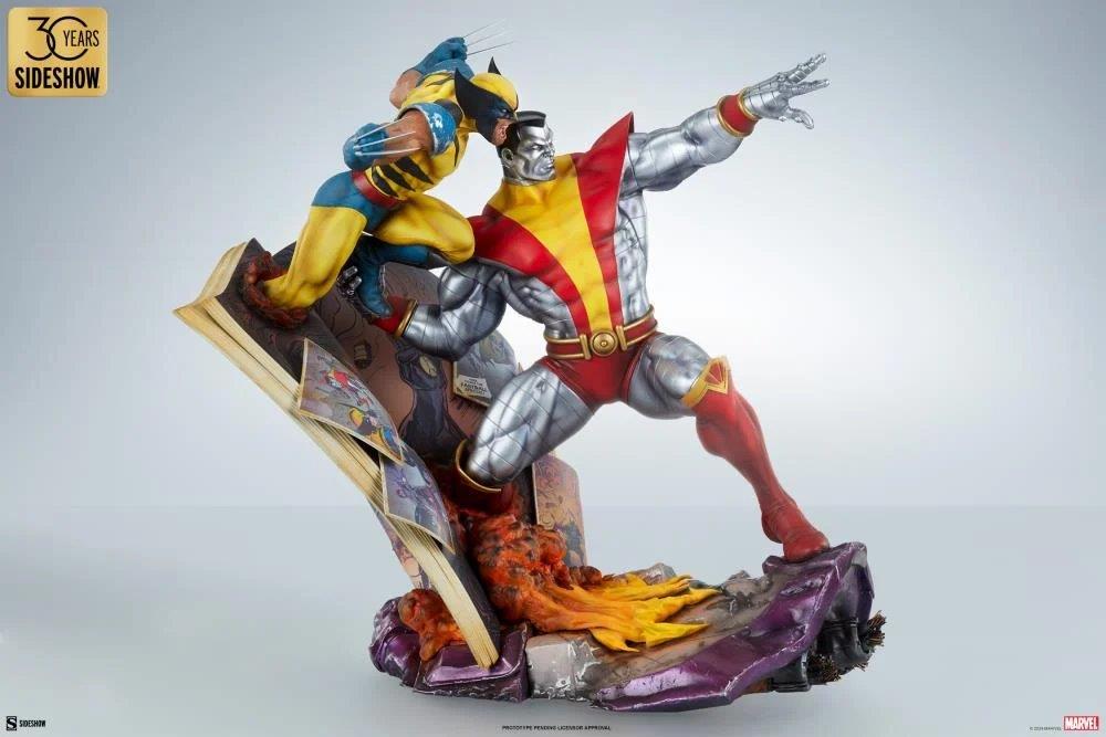 Preventa Estatua Marvel Colossus & Wolverine (Fastball Special) marca Sideshow Collectibles (45.72 cm)