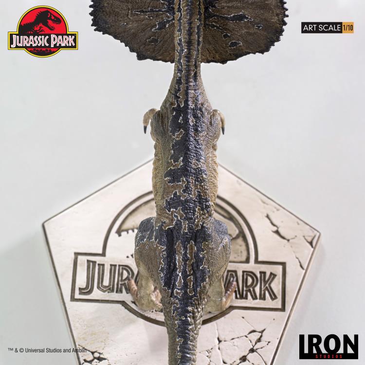 Preventa Estatua Dilophosaurus - Jurassic Park Icons - Limited Edition marca Iron Studios escala de arte 1/10