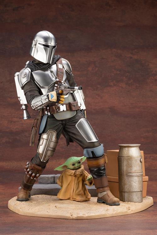 Pedido Estatua Mandalorian & Baby Yoda - Star Wars: The Mandalorian - ArtFX marca Kotobukiya escala 1/7