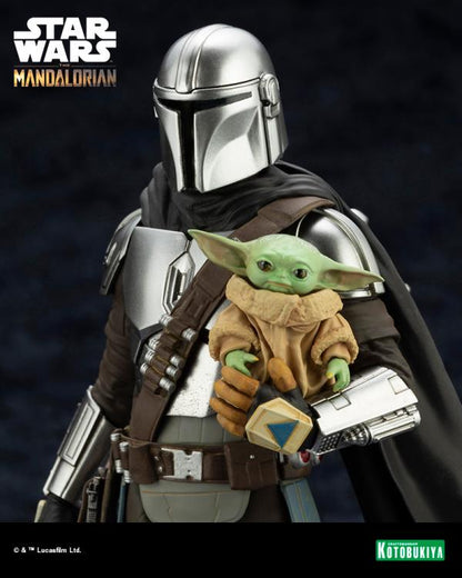 Pedido Estatua The Mandalorian & Grogu - Star Wars: The Mandalorian - ArtFX+ marca Kotobukiya escala 1/10