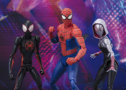 Preventa Figura Peter B. Parker & Mayday - Spider-Man: Across the Spider-Verse - S.H.Figuarts marca Bandai Spirits escala pequeña 1/12