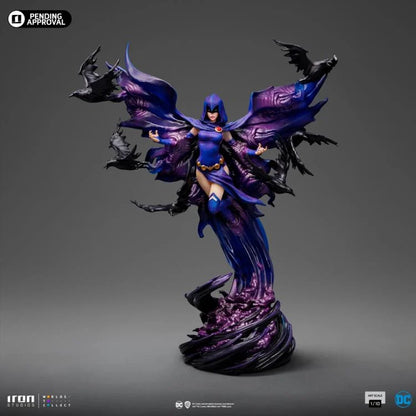 Preventa Estatua Raven - Titans DC Comics marca Iron Studios escala de arte 1/10