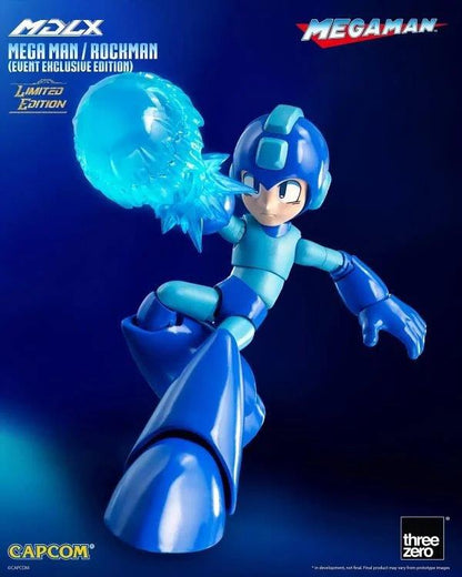 Preventa Figura MDLX Mega Man / Rockman (Event Exclusive version) (Edición Limitada) marca Threezero 3Z0572 escala pequeña 1/12