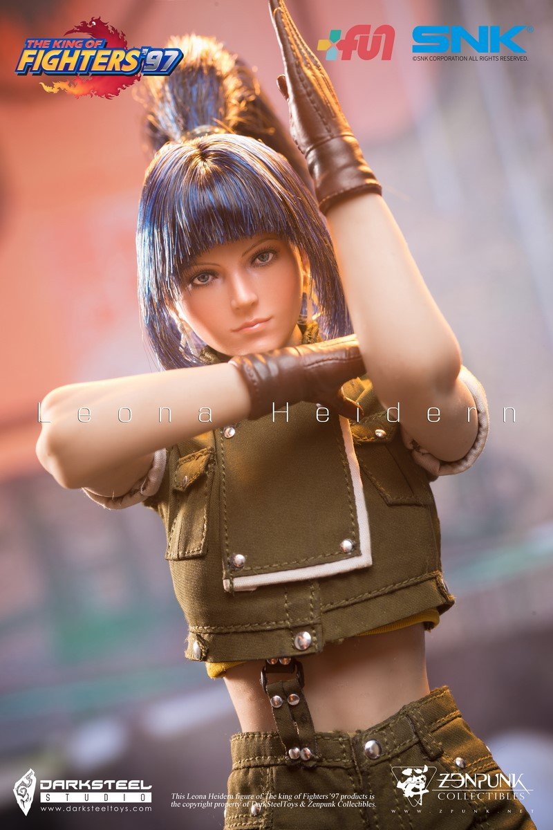 Pedido Figura Leona Heidern - SNK The King of Fighters 97 marca Darksteel Toys x ZenPunk DSA-001 escala 1/6 (BACK ORDER)