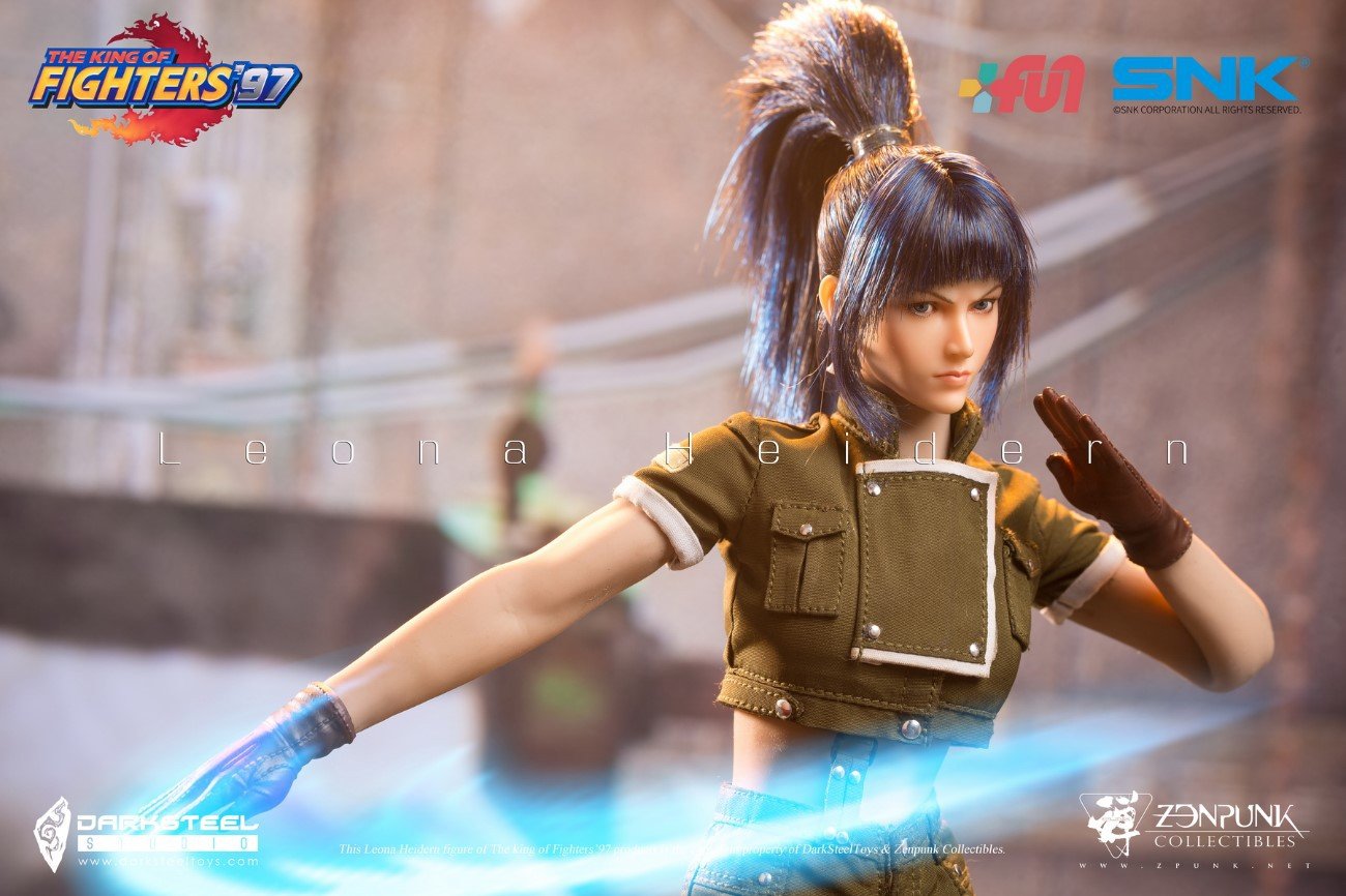 Pedido Figura Leona Heidern - SNK The King of Fighters 97 marca Darksteel Toys x ZenPunk DSA-001 escala 1/6 (BACK ORDER)