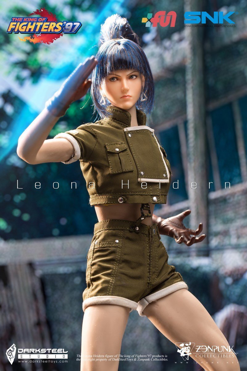 Pedido Figura Leona Heidern - SNK The King of Fighters 97 marca Darksteel Toys x ZenPunk DSA-001 escala 1/6 (BACK ORDER)